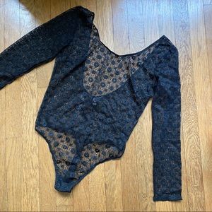Victoria’s Secret Thong Lace Bodysuit M/L